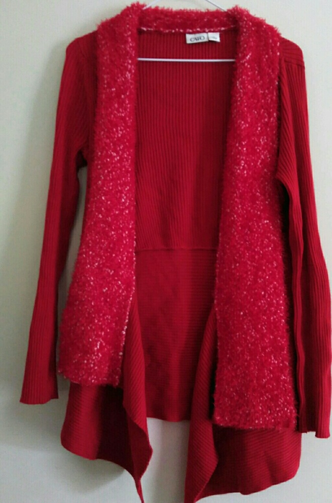 CATO Red Long Medium Sweater